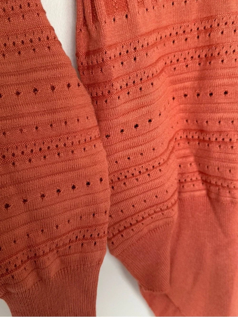 Free People Orange “Pointelle Me About It